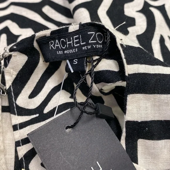 New! Rachel Zoe Linen Blend Top - Picture 7 of 7